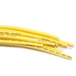 Термоусадочная трубка e.next 8/4, 1м, желтая s024017